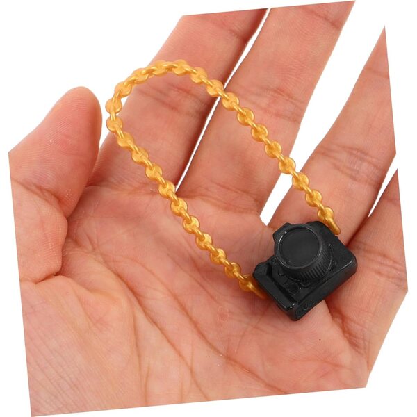 ORFOFE 60 pezzi Mini Macchina Fotografica Vintage con Collana per Case delle Bambole