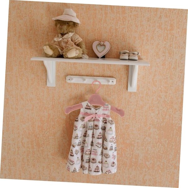 BESPORTBLE 50 Mini-Kunststoff-Kleiderbügel für Puppenkleidung – praktische und sichere Organizer