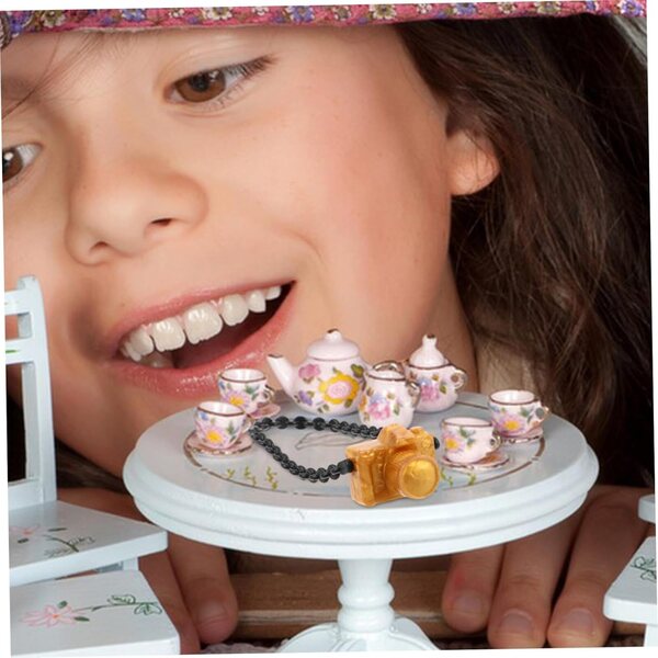 60 Mini Fotocamere Vintage per Bambole - Accessori Giocattolo per Case e Giochi Creativi
