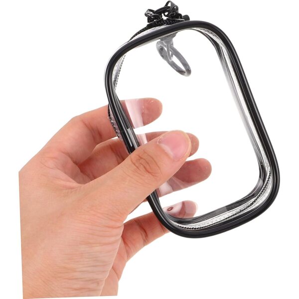 Custodia Trasparente PVC con Cerniera per Peluche e Figure da Collezione 4 pezzi