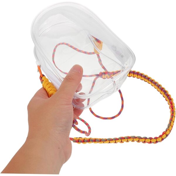 Beaupretty Borsa Trasparente per Bambole con Tracolla Organizer Viaggio Resistente