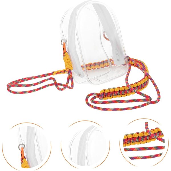 Beaupretty Borsa Trasparente per Bambole con Tracolla Organizer Viaggio Resistente