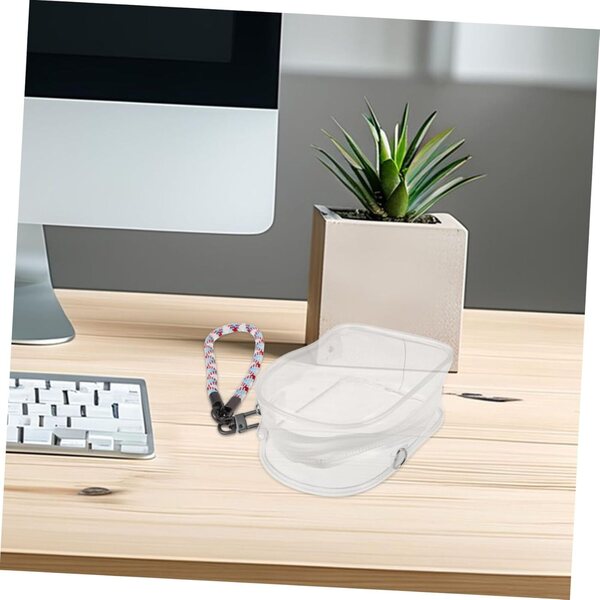 UPKOCH Transparente Tasche mit Schultergurt für Puppen, tragbarer Organizer und multifunktionales Etui