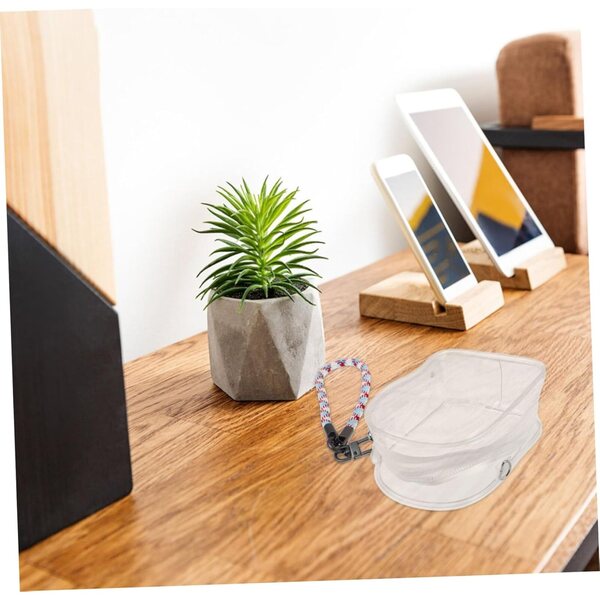 UPKOCH Transparente Tasche mit Schultergurt für Puppen, tragbarer Organizer und multifunktionales Etui