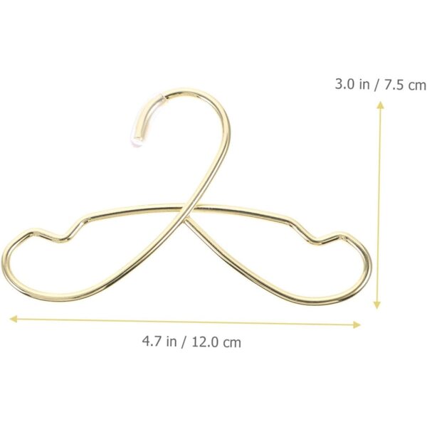 BESPORTBLE Grucce Miniature per Bambole 5 pezzi in Ferro Realistico 12x7,5 cm