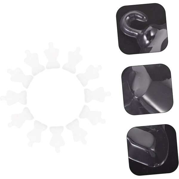iplusmile 100 Mini Grucce per Bambole Salvaspazio, Leggere e Resistenti per Armadio Casa Doll