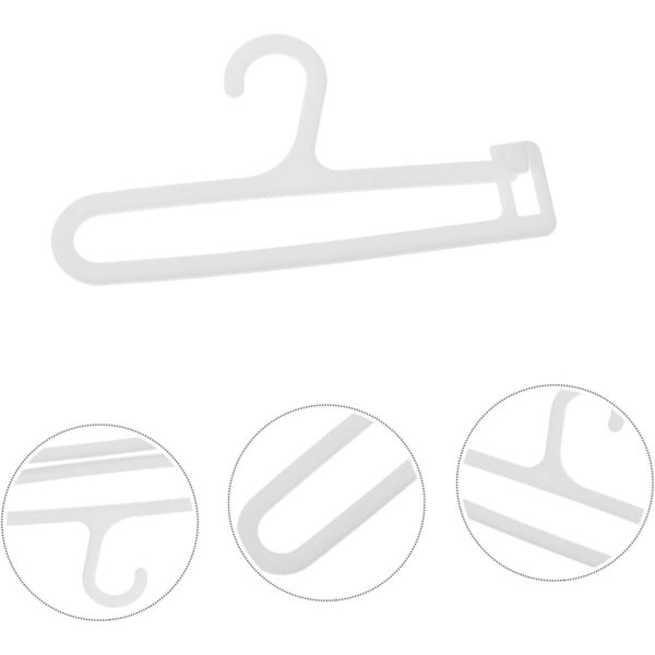 Didiseaon 10pz Mini Appendini in Plastica per Bambole BJD e Cotone, Bianchi