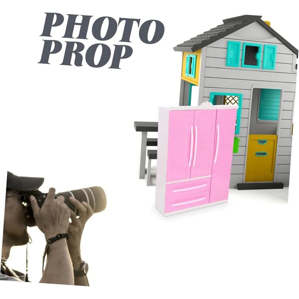 Mini-Kleiderbügel für Mikinona-Puppen mit 20 rosa Mini-Kleiderbügeln für das Miniaturhaus