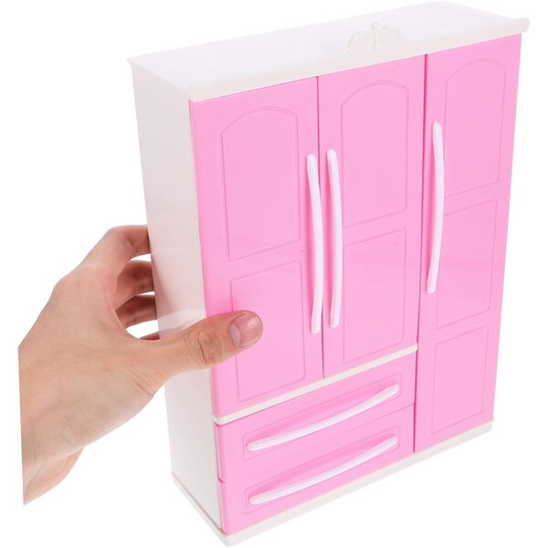 Mini-Kleiderbügel für Mikinona-Puppen mit 20 rosa Mini-Kleiderbügeln für das Miniaturhaus