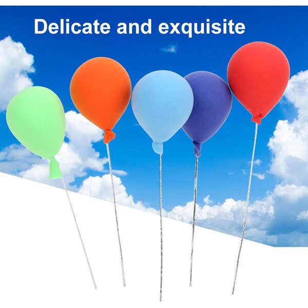 Set 8 mini palloncini in resina scala 1:12 per decorazioni casa delle bambole