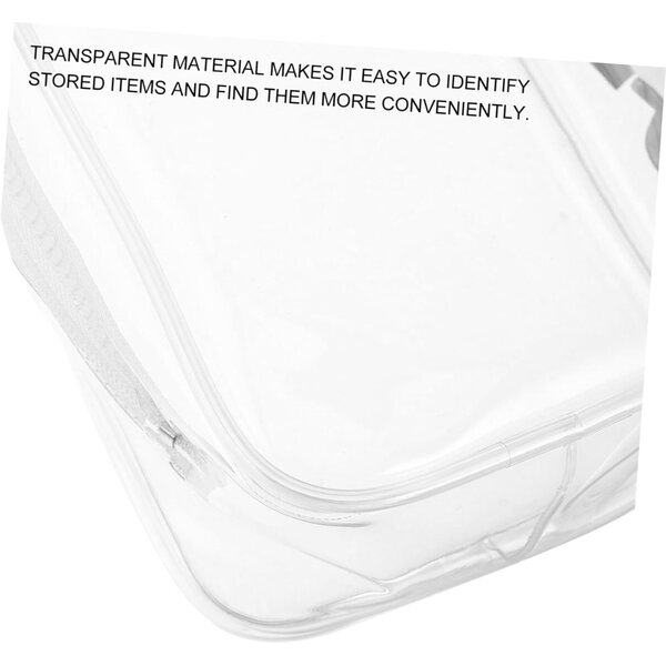 Borsa Trasparente Funnetoyu per Bambole con Cordino Colorato e Organizer Multiuso