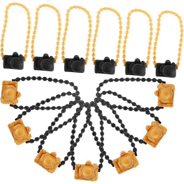 60 Stück Mini-Kameraspielzeug für Puppen | Puppenhaus-Deko-Accessoires