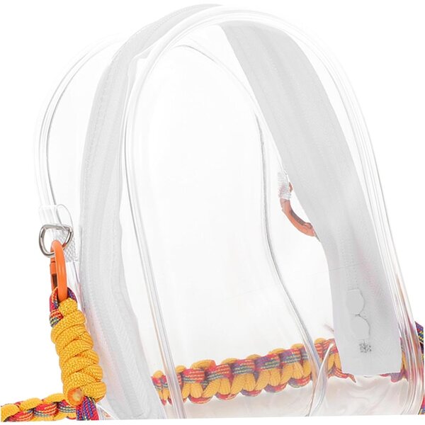 KOMBIUDA Borsa Trasparente per Bambole con Cordino Organizer da Viaggio e Custodia Portatile