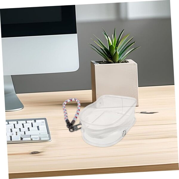 Borsa Trasparente per Bambole con Cerniera e Tracolla - Organizer PVC Resistente