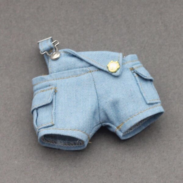 Anime-Overalls für Puppen mit verstellbaren Schultergurten aus waschbarem Polyester, 11 Farben