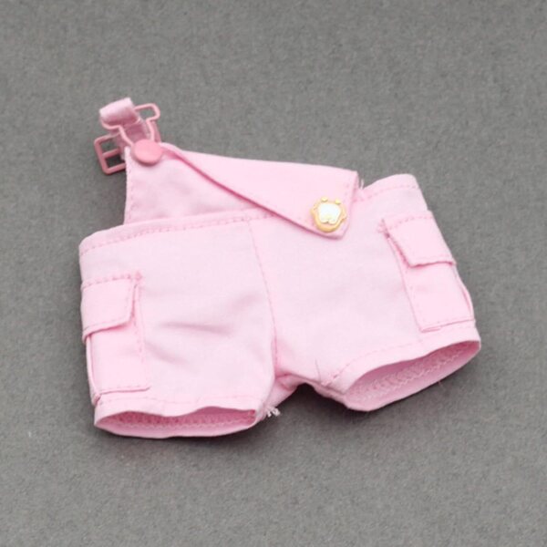 Anime-Overalls für Puppen mit verstellbaren Schultergurten aus waschbarem Polyester, 11 Farben