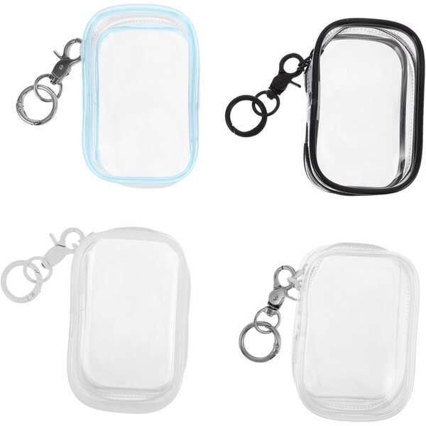 Borsa Trasparente WEKAMOS per Bambole e Peluche Organizer Resistente con Portachiavi