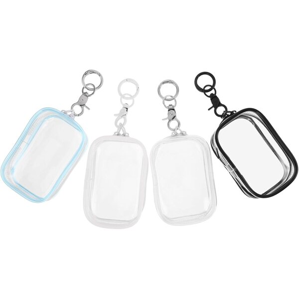 KOMBIUDA Borsa Trasparente in PVC per Bambole e Peluche - Custodia Resistente e Portatile