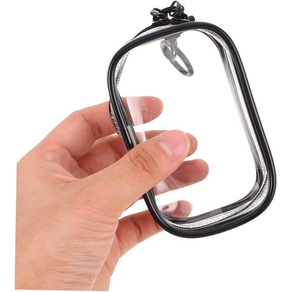 KOMBIUDA Borsa Trasparente in PVC per Bambole e Peluche - Custodia Resistente e Portatile