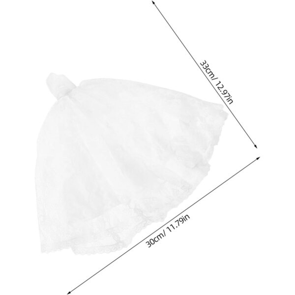 BESPORTBLE Set Abito da Sposa e Sposo per Bambole Costume Elegante per Giochi di Ruolo