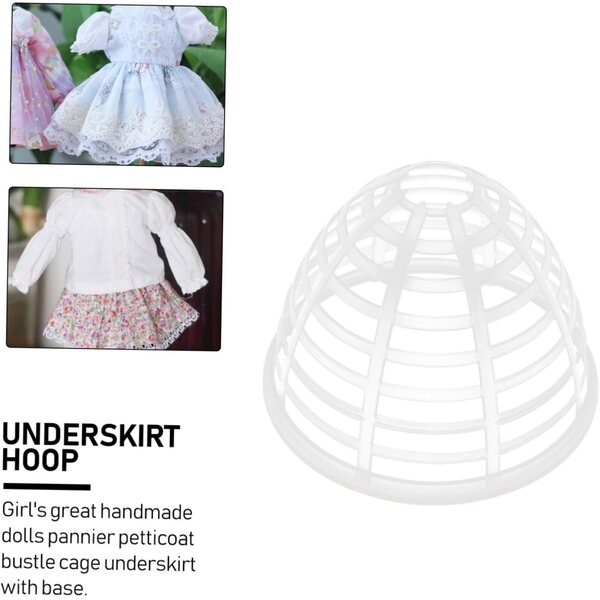 Rockstützen für Plastikpuppen 11 cm, Set mit 30 Stück – Miniaturzubehör ERINGOGO