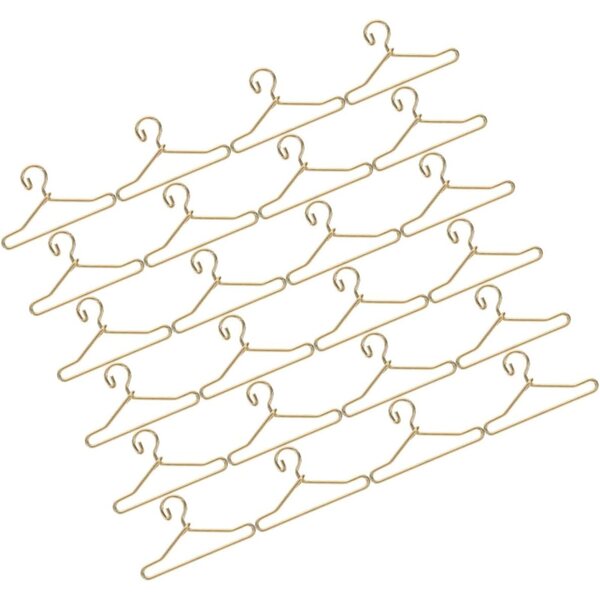 40 Mini Grucce Resistenti per Vestiti Bambole - Appendini in Miniatura GARIOUANS