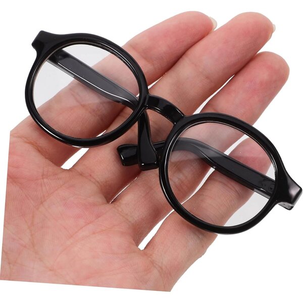 KOMBIUDA Occhiali Rotondi per Bambole 20 cm - Accessori Miniature e Decorazioni Fai da Te