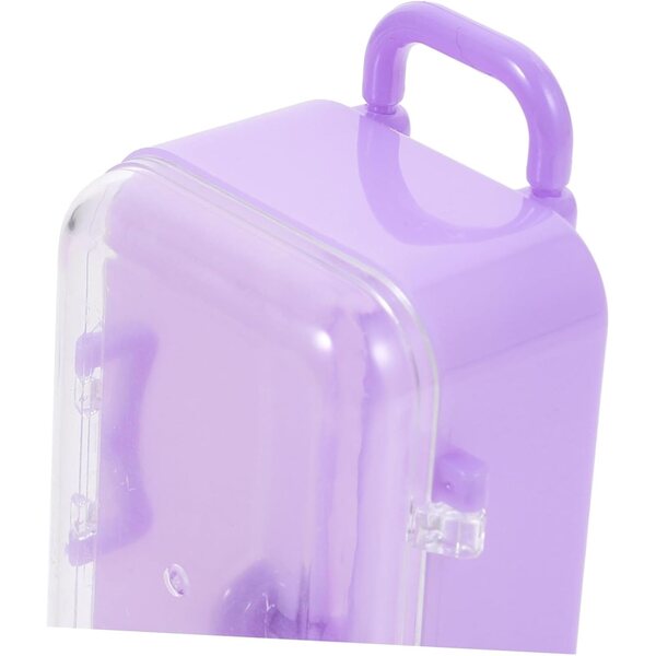 UPKOCH Set 2 Mini Valigette per Bambole Accessori Sicuri e Decorativi per Bambine