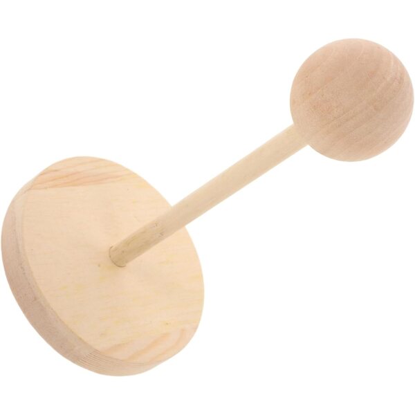 iplusmile Porta Parrucche in Legno Rustico Base Antiscivolo per Bambole BJD 8 pollici