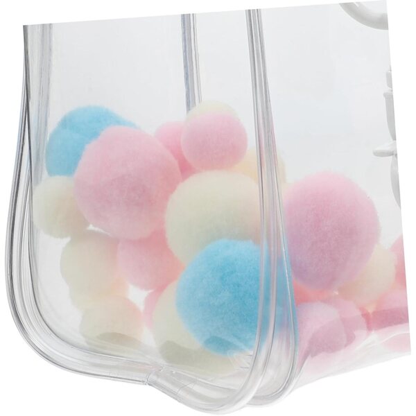 Borsa Trasparente PVC Antipolvere con Ganci Organizer per Bambole e Figure - WEKAMOS