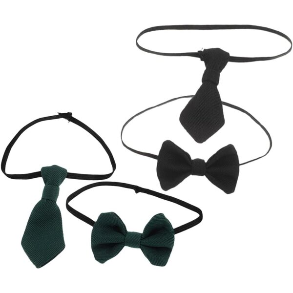 GALPADA Accessori Mini Cravatta e Farfallino per Bambole Casa 4 Pezzi Eleganti