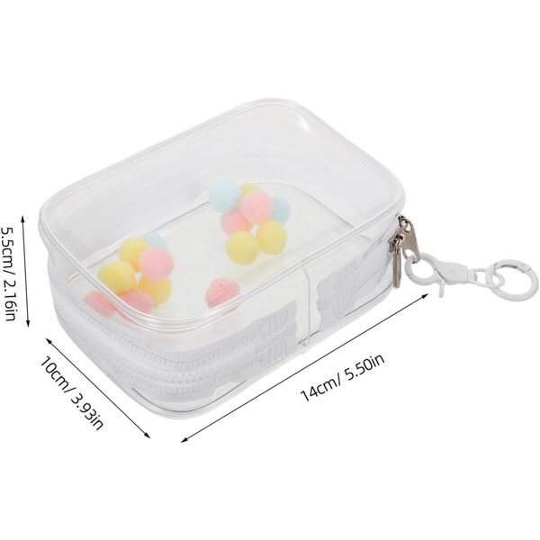 Borsa Trasparente per Bambole e Peluche con Cerniera - Custodia Espositiva in PVC