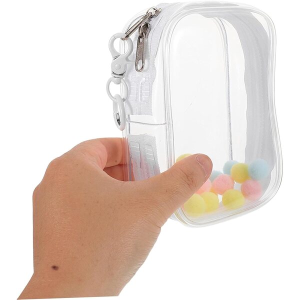 Borsa Trasparente per Bambole e Peluche con Cerniera - Custodia Espositiva in PVC