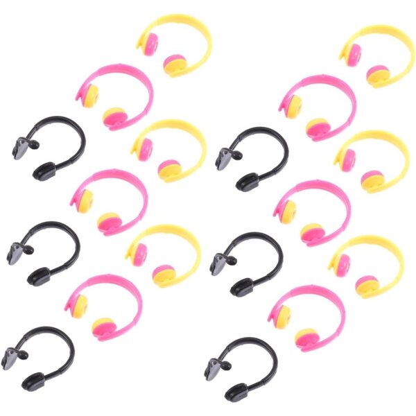ORFOFE 80 Mini Cuffie per Bambole Colorate e Nere Accessori Decorativi Resistenti