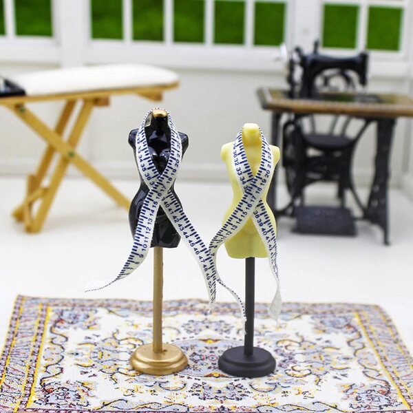 Manichino in Miniatura per Display Abbigliamento e Mobili Casa delle Bambole Resina
