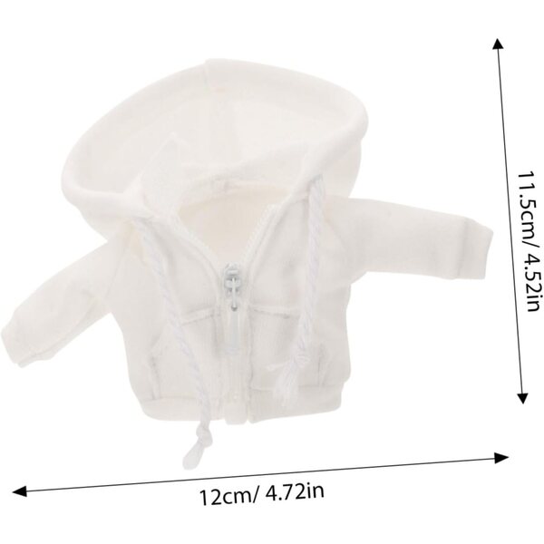 ORFOFE Felpa con Cappuccio 1/12 per Bambole Miniature - Accessorio Realistico e Trendy