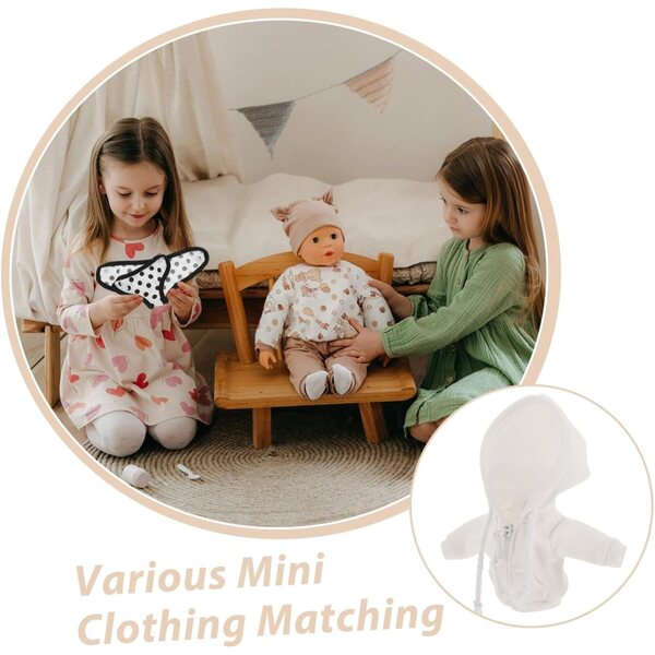 ORFOFE Felpa con Cappuccio 1/12 per Bambole Miniature - Accessorio Realistico e Trendy
