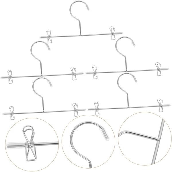 BESPORTBLE Mini Appendiabiti per Bambole, Set 5 Grucce Compatatte e Resistenti