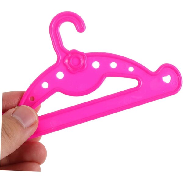 10 Grucce Miniatura per Bambole 25-45 cm in plastica rosa ERINGOGO