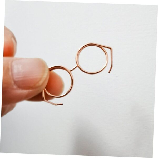 Set 12 Occhiali Miniature in Filo Metallico per Bambole, Accessori Decorativi e Gioco
