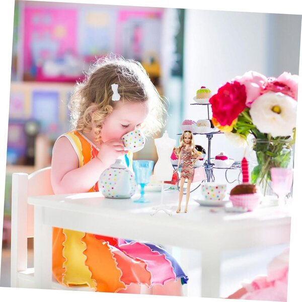 5 Supporti Mini Manichino in Plastica per Bambole - Accessori Resistenti e Creativi