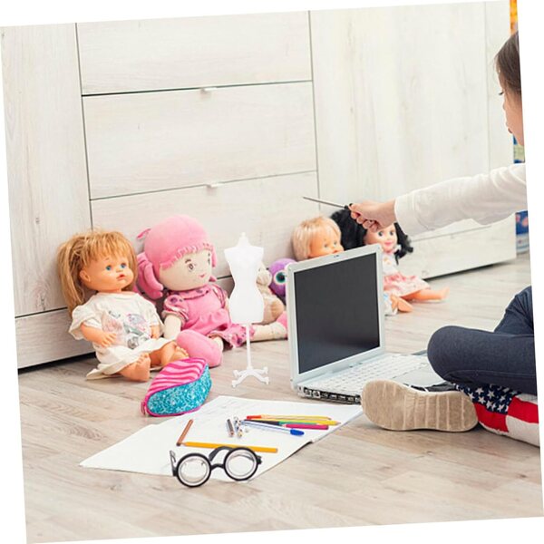 5 Supporti Mini Manichino in Plastica per Bambole - Accessori Resistenti e Creativi