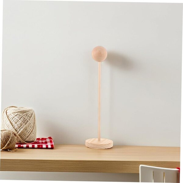 iplusmile Supporto in Legno per Parrucche Bambole e Cappelli Design Moderno e Robusto