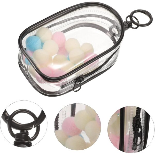 BESPORTBLE Borsa Trasparente per Bambole con Gancio e Custodia Protettiva in Plastica