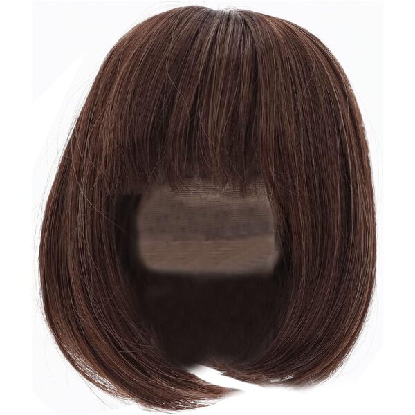Dunkelbraune Kurzhaarperücke für 1/3 BJD Puppe 21-24 cm SIXRUN