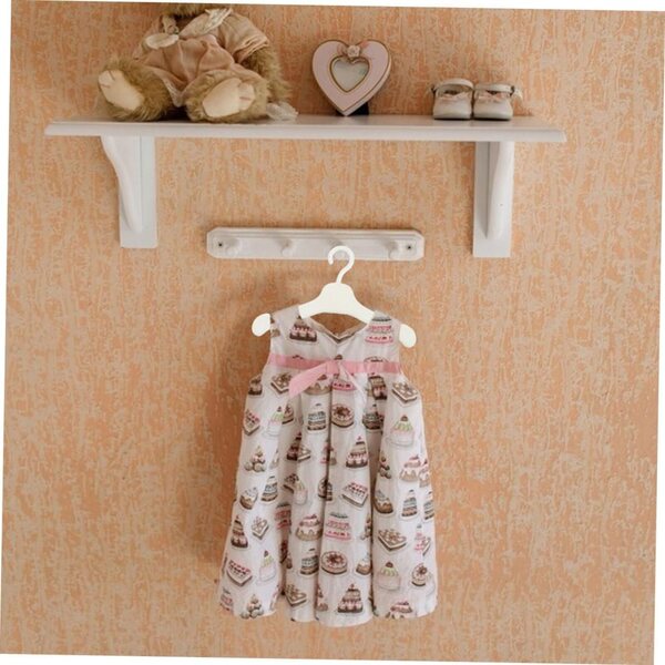 Abaodam 100 Pezzi Mini Grucce Appendini in Legno per Bambole - Accessori Organizzazione Guardaroba