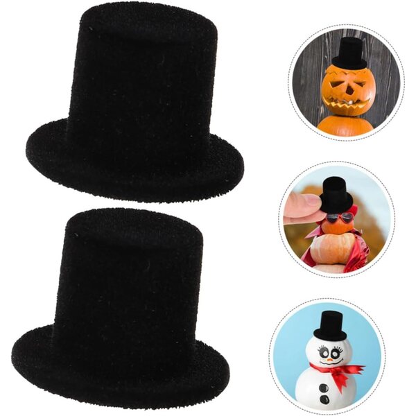 ORFOFE 15 Mini Cappelli in Resina per Bambole e Decorazioni Fai-da-Te