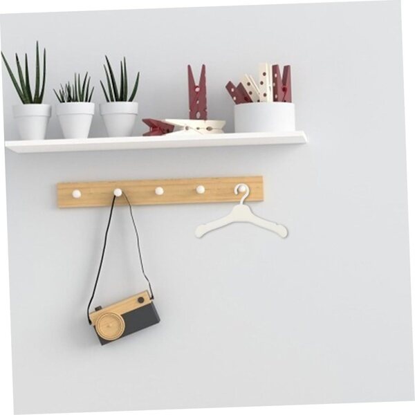 100 weiße Mini-Puppenkleiderbügel aus Kunststoff für Puppenhaus und Spielzeuggarderobe