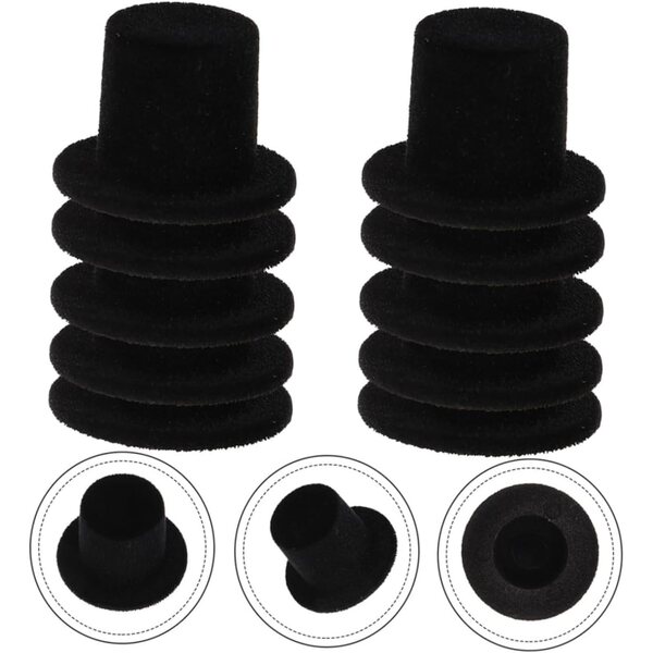 15 Mini Cappelli in Resina Multicolore per Bambole e Decorazioni Natalizie - Accessori Artigianali