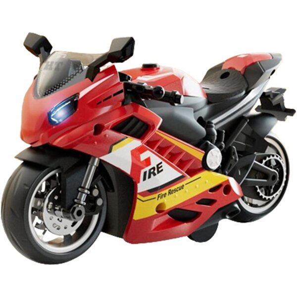 Motorrad-Sound- und Lichtspielzeug, 15 cm – simuliert realistische Geräusche und Lichter, sicher und langlebig